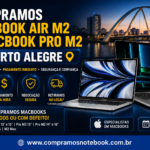 Compramos MacBook Air M2 e MacBook Pro M2 em Porto Alegre